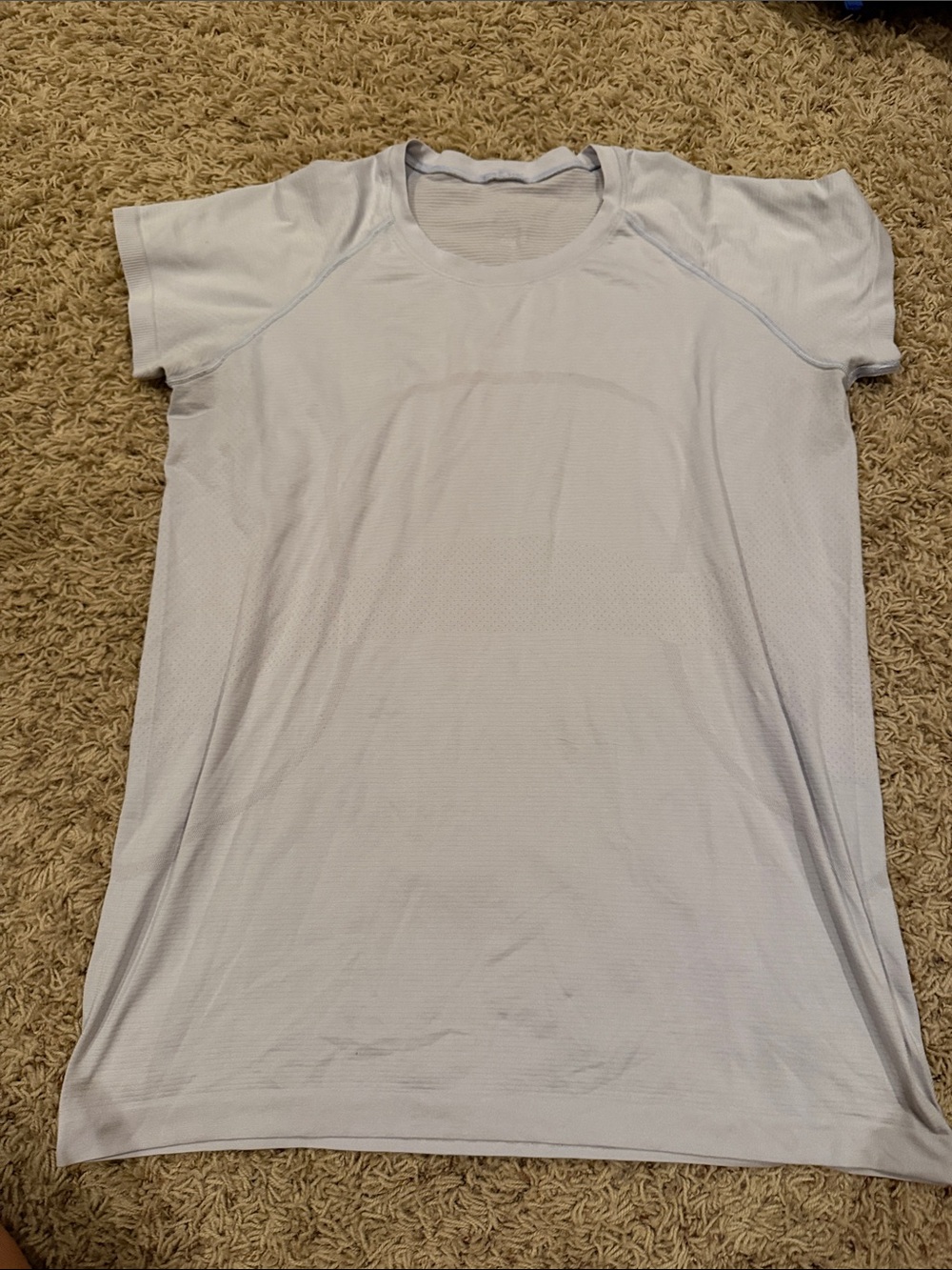 lululemon athletica Light Blue swiftly tech Short Sleeve Performance Tee